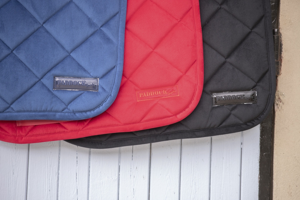 Corduroy Velvet All purpose Saddle Pad - Black