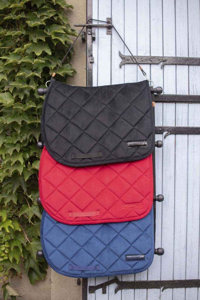 Corduroy Velvet All purpose Saddle Pad - Black