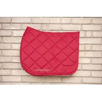 Tapis de selle Velours Corduroy Mixte - Rouge Tapis de selle Velours Corduroy Mixte - Rouge