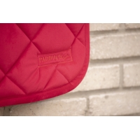 Corduroy Velvet All purpose Saddle Pad - Red Corduroy Velvet All purpose Saddle Pad - Red