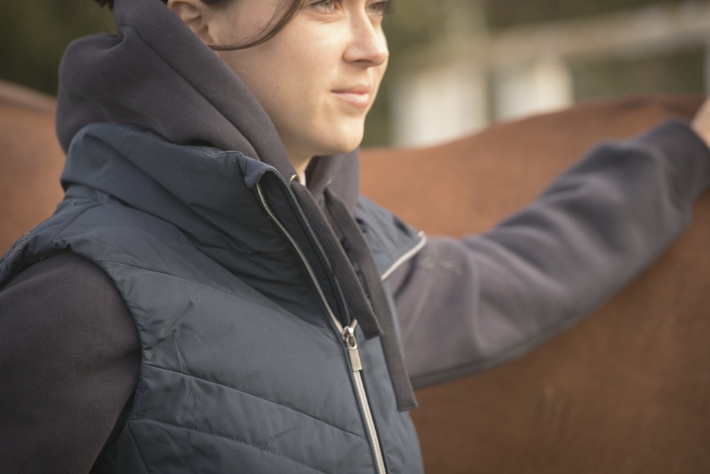 Longueil Sleeveless Jacket - Navy