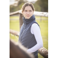 Longueil Sleeveless Jacket - Navy Longueil Sleeveless Jacket - Navy