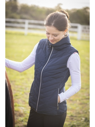 Longueil Sleeveless Jacket - Navy