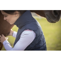 Longueil Sleeveless Jacket - Navy Longueil Sleeveless Jacket - Navy