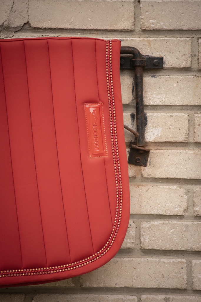 Tapis de selle Verticali Mixte - Terracotta