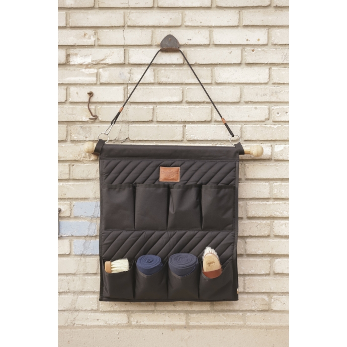 Diagonal Bandages Bag - Black