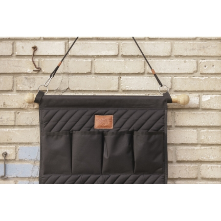 Diagonal Bandages Bag - Black