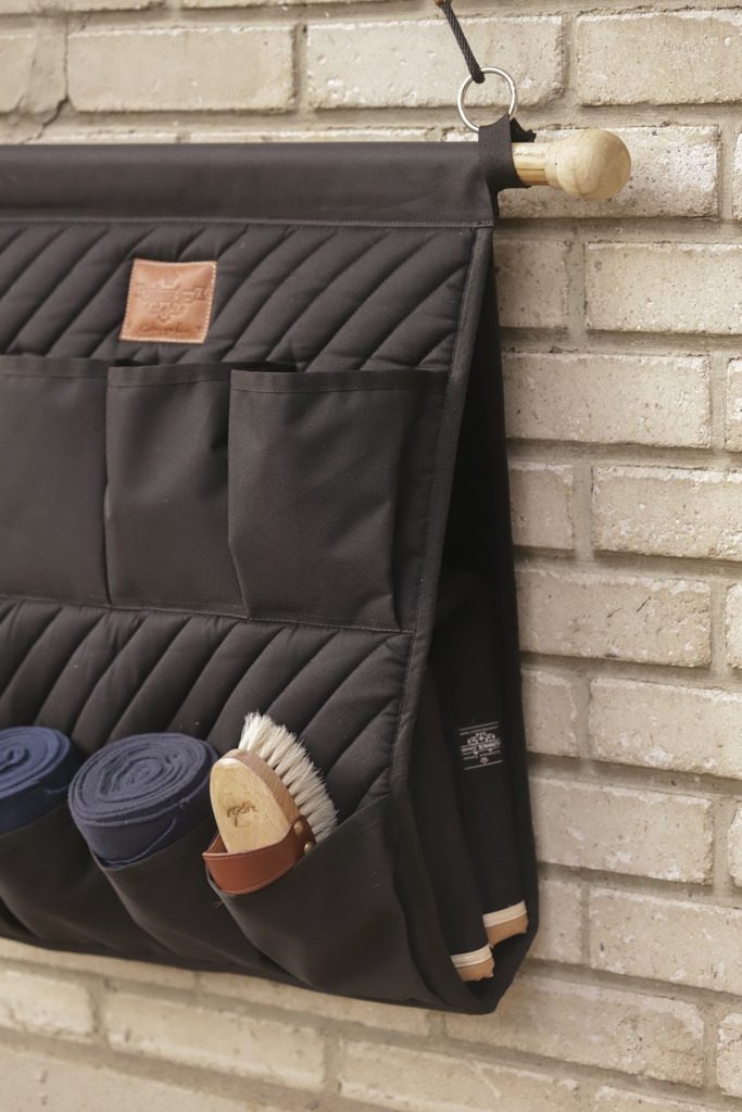 Diagonal Bandages Bag - Black