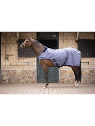 Wooltouch Walker Rug - Heather Blue