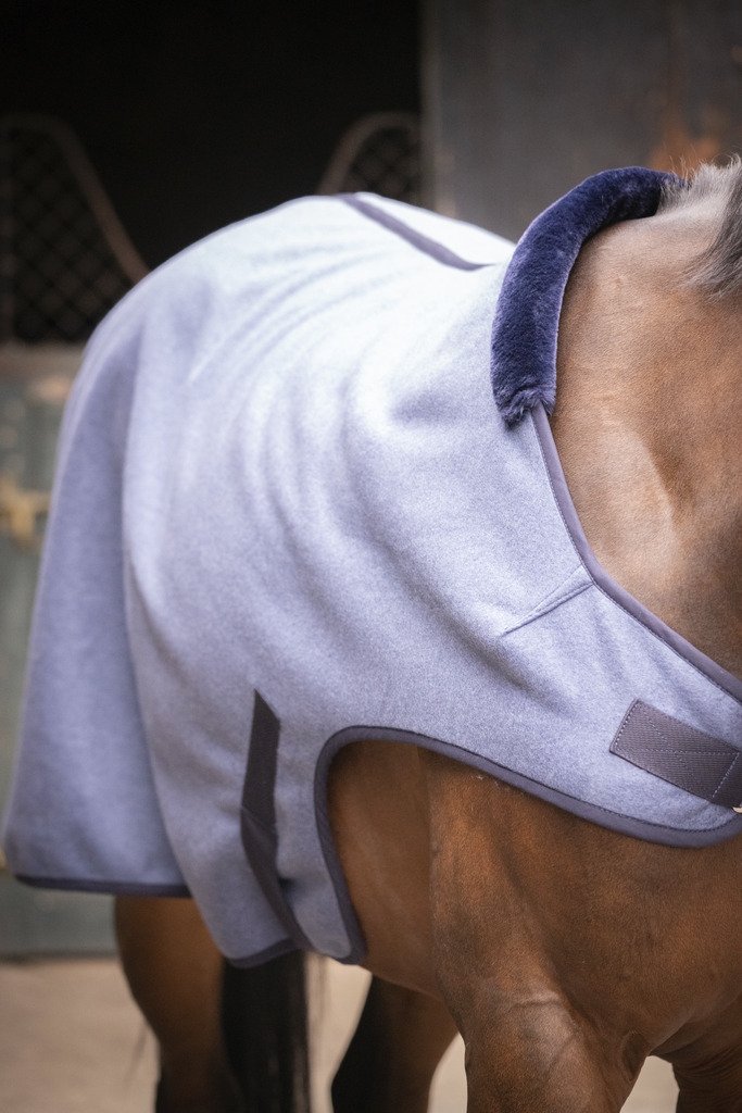 Wooltouch Walker Rug - Heather Blue