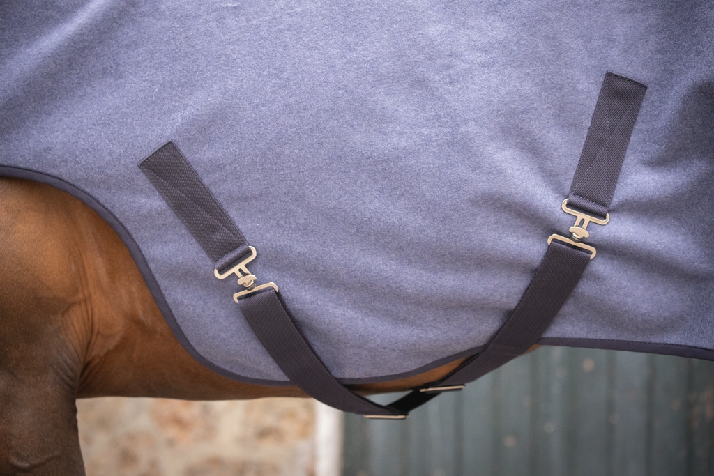 Wooltouch Walker Rug - Heather Blue