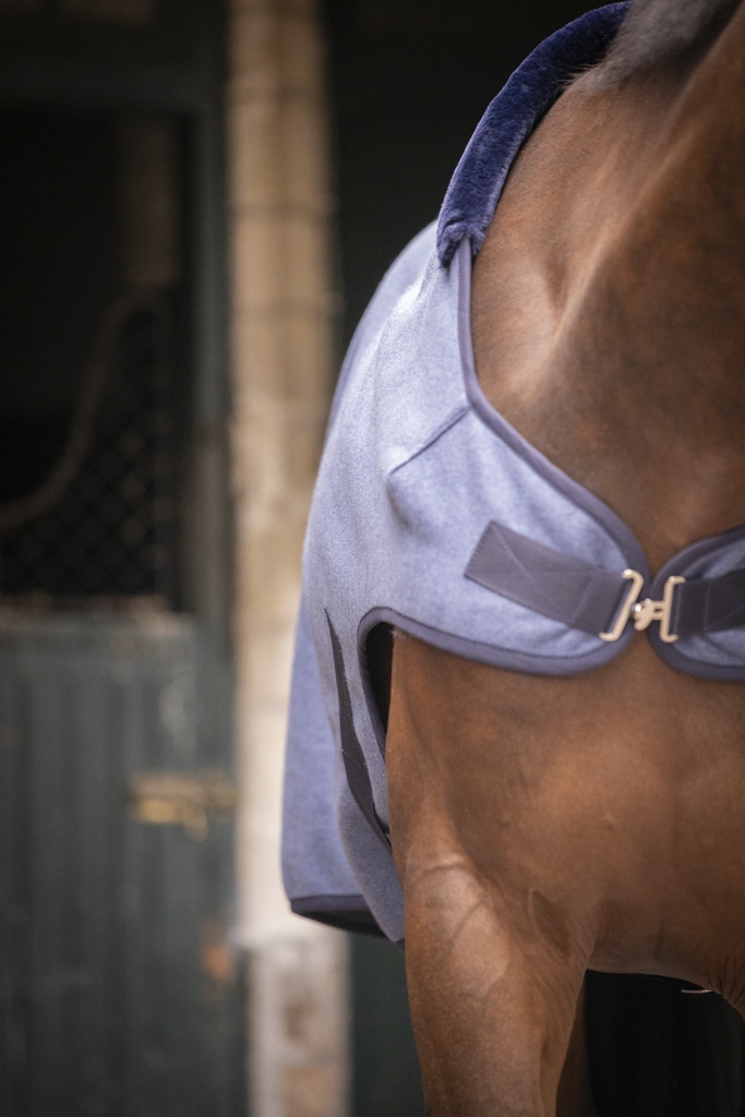 Couverture de Marcheur Walker Wooltouch - Bleu Chiné