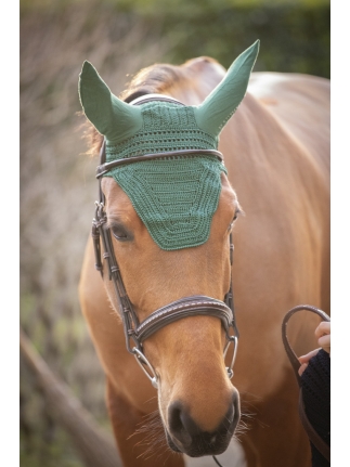 Prems Plain Fly Veil - Dark Green
