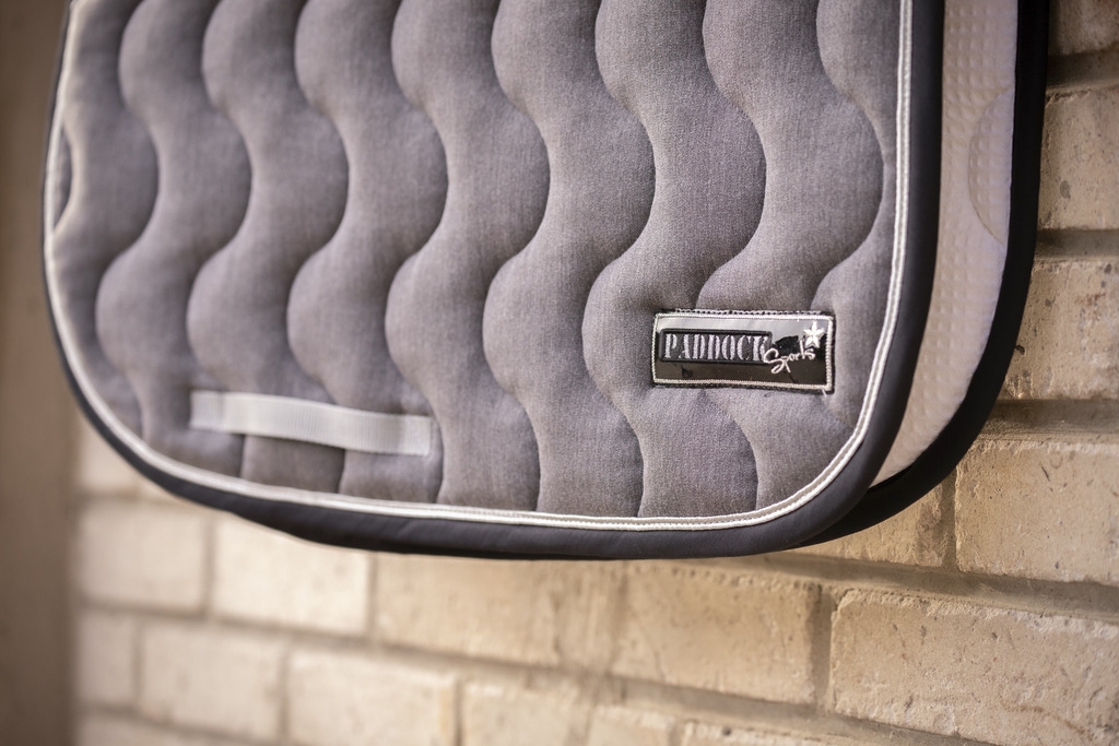 Tapis de selle Origine Signature Mixte - Gris Chiné