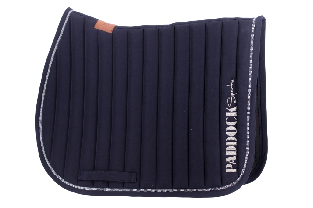 Mille Points Saddle Pad - Navy