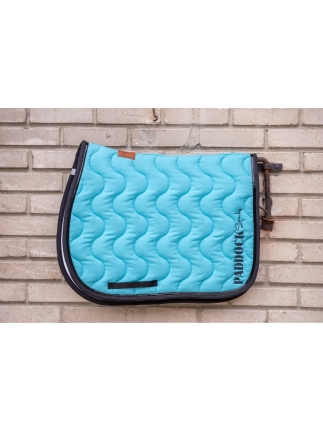 Wavy Saddle Pad All Purpose - Turquoise