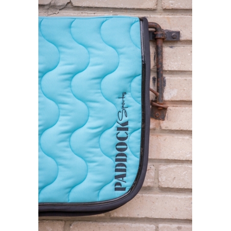 Wavy Saddle Pad All Purpose - Turquoise