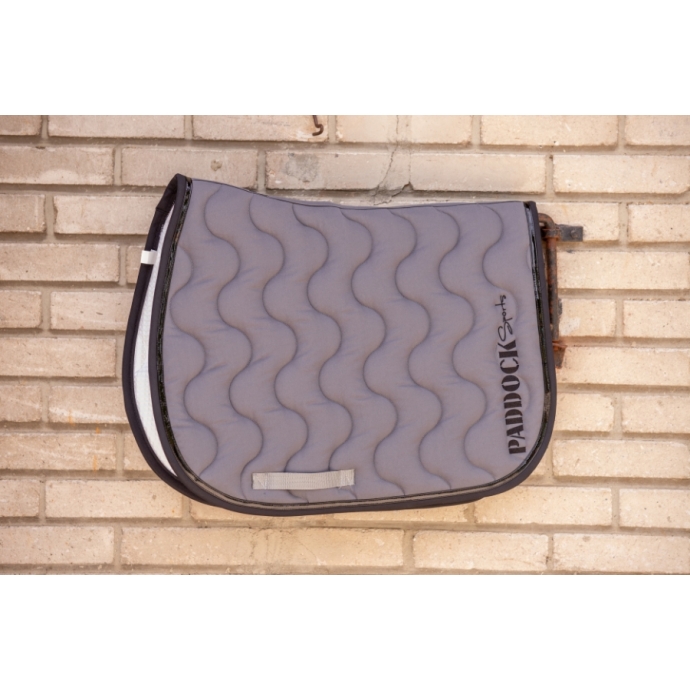 Wavy Saddle Pad All Purpose - Grey