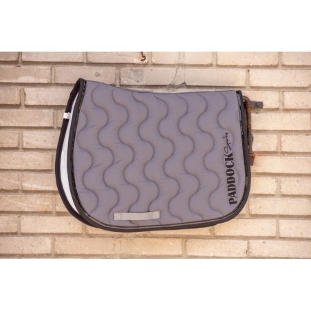 Wavy Saddle Pad All Purpose - Grey