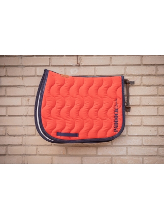 Wavy Saddle Pad All Purpose - Red