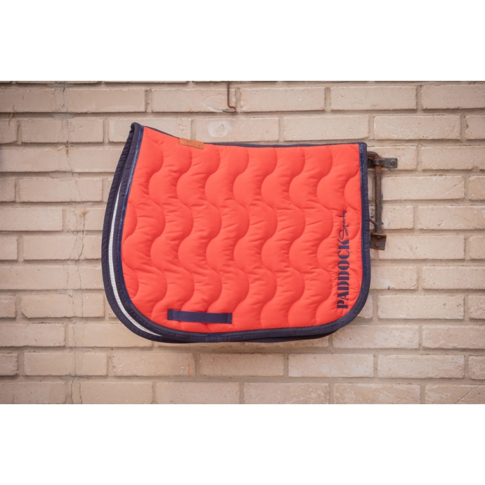 Wavy Saddle Pad All Purpose - Red