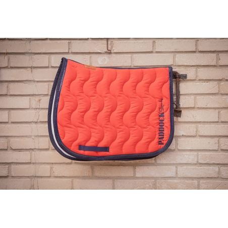 Wavy Saddle Pad All Purpose - Red