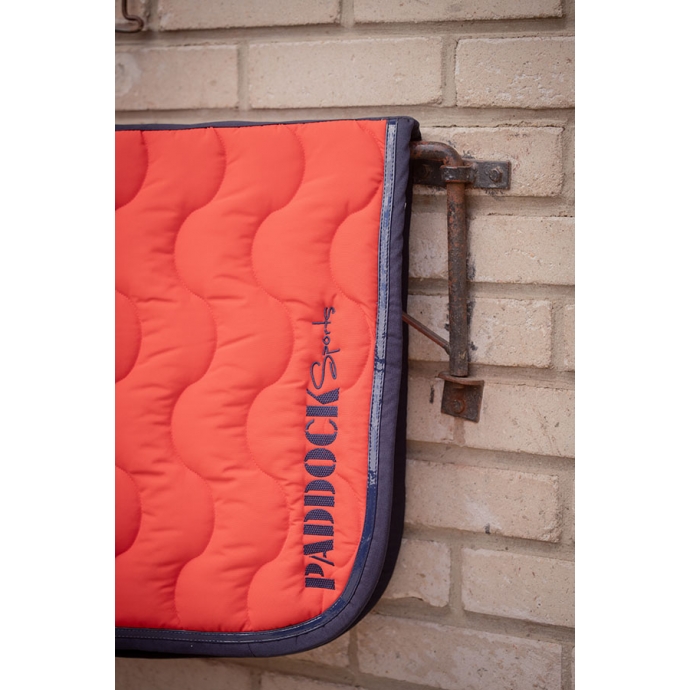 Wavy Saddle Pad All Purpose - Red