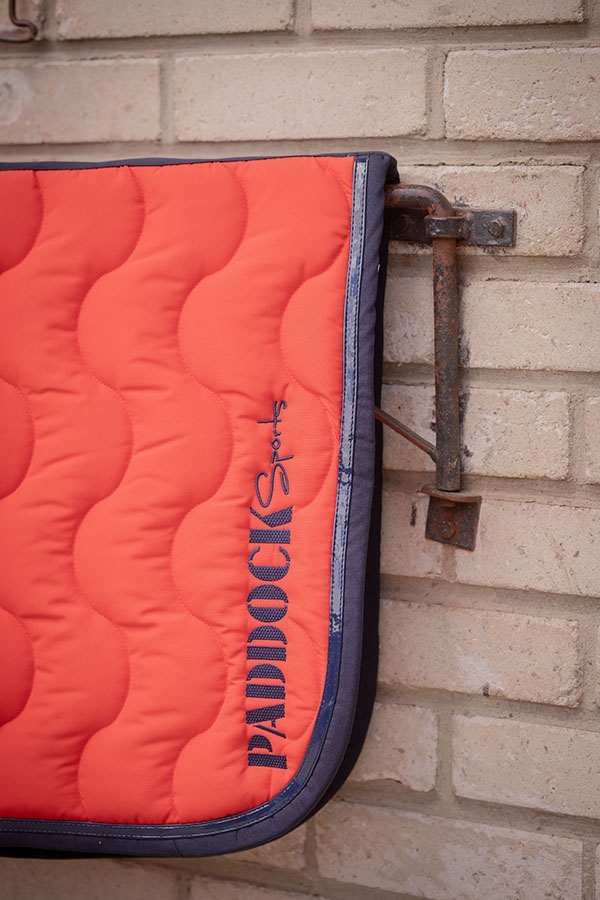 Wavy Saddle Pad All Purpose - Red