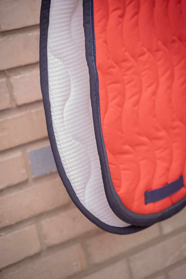 Wavy Saddle Pad All Purpose - Red