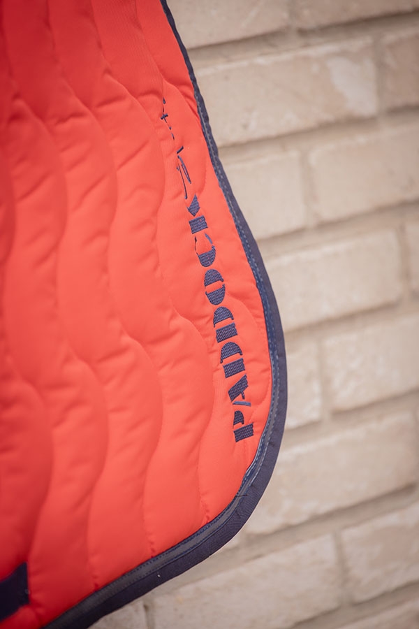 Wavy Saddle Pad All Purpose - Red