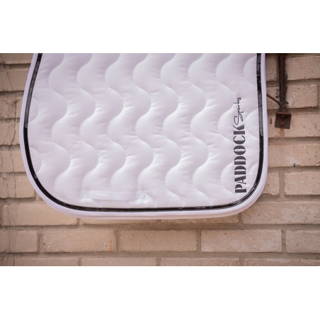 Wavy Saddle Pad All Purpose - White