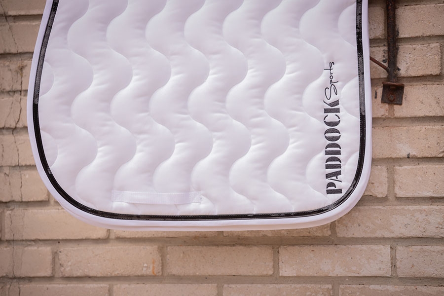 Tapis de selle Wavy Mixte - Blanc