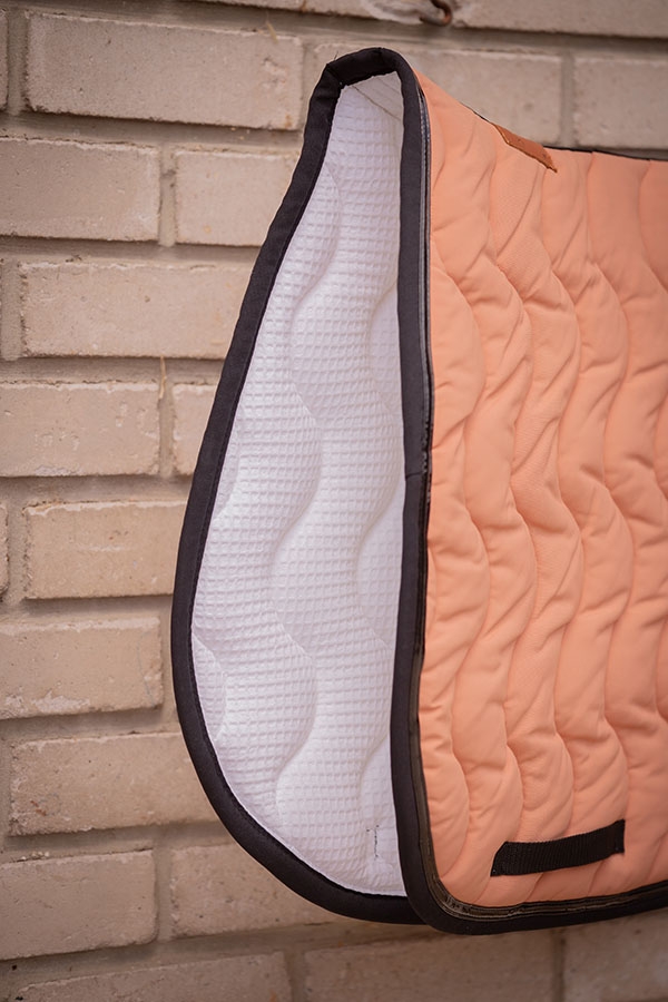 Wavy Saddle Pad All Purpose - Brown Sugar