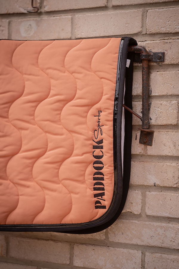 Wavy Saddle Pad All Purpose - Brown Sugar