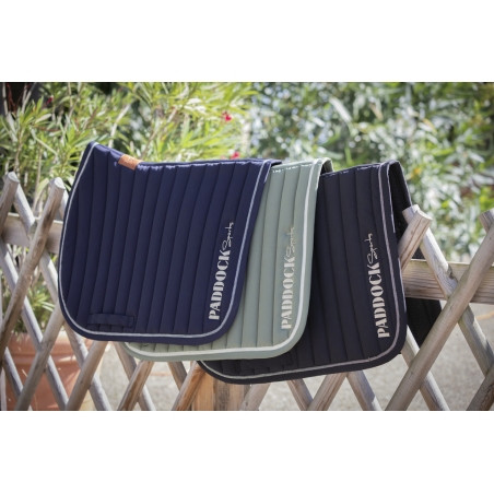 Mille Points Saddle Pad - Navy