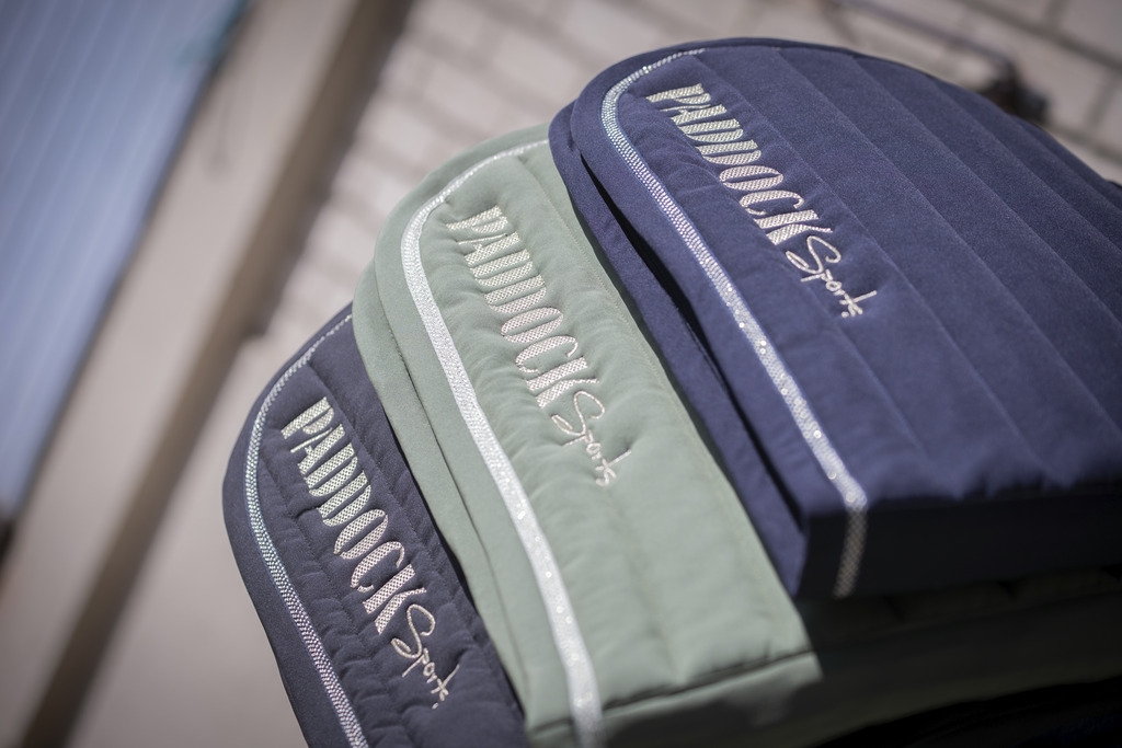 Mille Points Saddle Pad - Navy