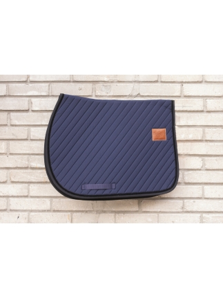 Diagonal Saddle Pad All purpose - Navy