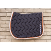 Tapis de Selle Wavy Mixte - Marine & Blanc Tapis de Selle Wavy Mixte - Marine & Blanc