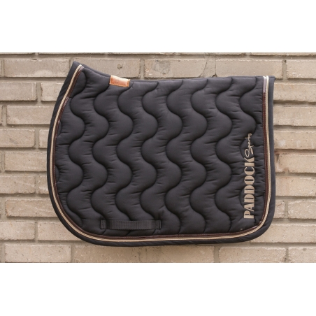 Wavy Saddle Pad All Purpose - Black