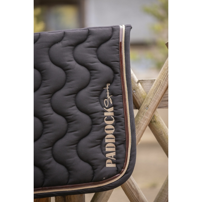 Wavy Saddle Pad All Purpose - Black