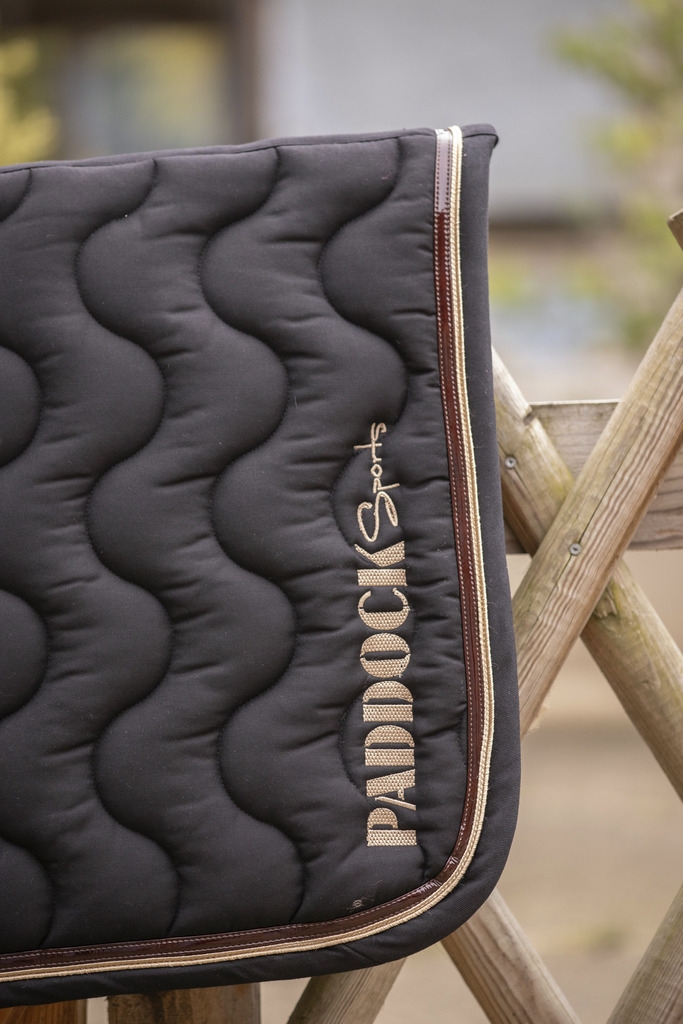 Wavy Saddle Pad All Purpose - Black