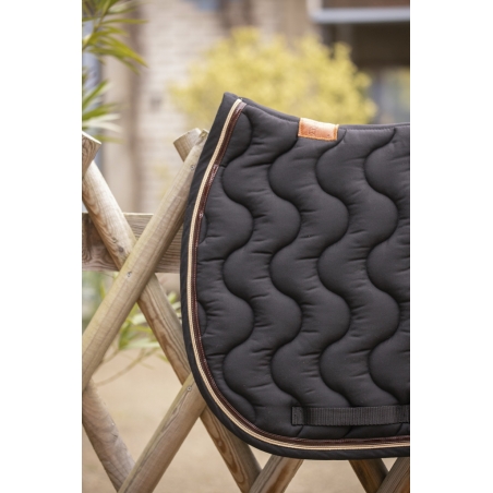 Wavy Saddle Pad All Purpose - Black