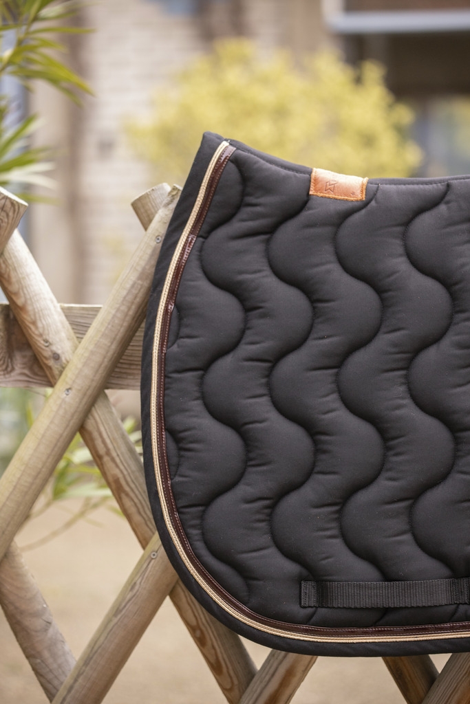 Tapis de Selle Wavy Mixte - Noir