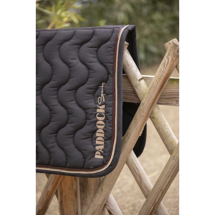 Wavy Saddle Pad All Purpose - Black