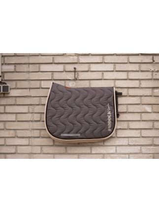 Wavy Saddle Pad All Purpose - Taupe & Beige