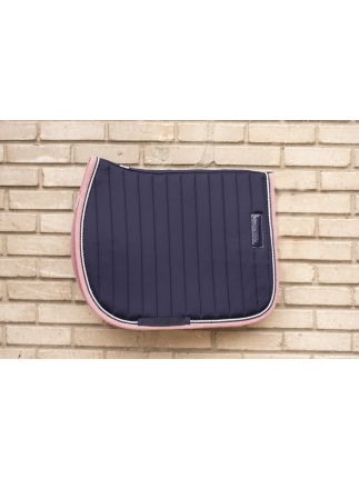 Verticali All purpose Saddle Pad - Navy & Pink