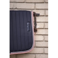 Verticali All purpose Saddle Pad - Navy & Pink Verticali All purpose Saddle Pad - Navy & Pink
