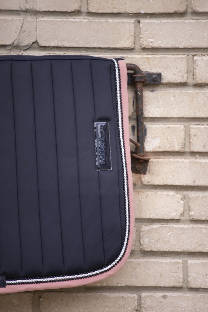 Verticali All purpose Saddle Pad - Navy & Pink