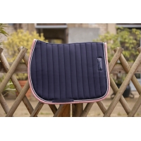 Verticali All purpose Saddle Pad - Navy & Pink Verticali All purpose Saddle Pad - Navy & Pink