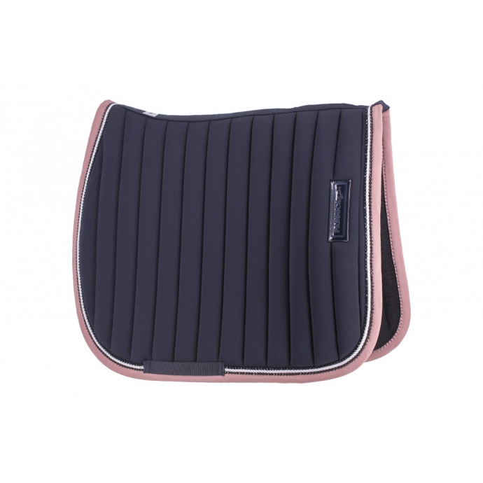 Tapis de selle Verticali Mixte - Marine & Rose